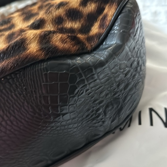 Brahmin EUC Kathleen leather and calf hair hobo bag - Picture 3 of 16